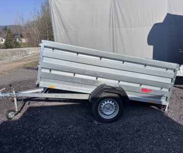 PKW Anhänger 750 kg mieten Rohrbach Steiermark Seitenansicht Multitransporter kippbar